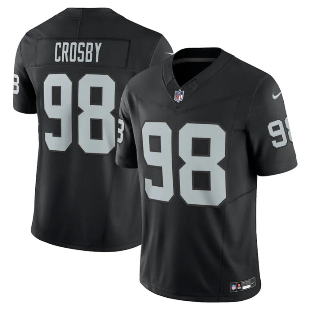 Men's Las Vegas Raiders #98 Maxx Crosby Nike F.U.S.E Vapor Untouchable Stitched Football Jersey