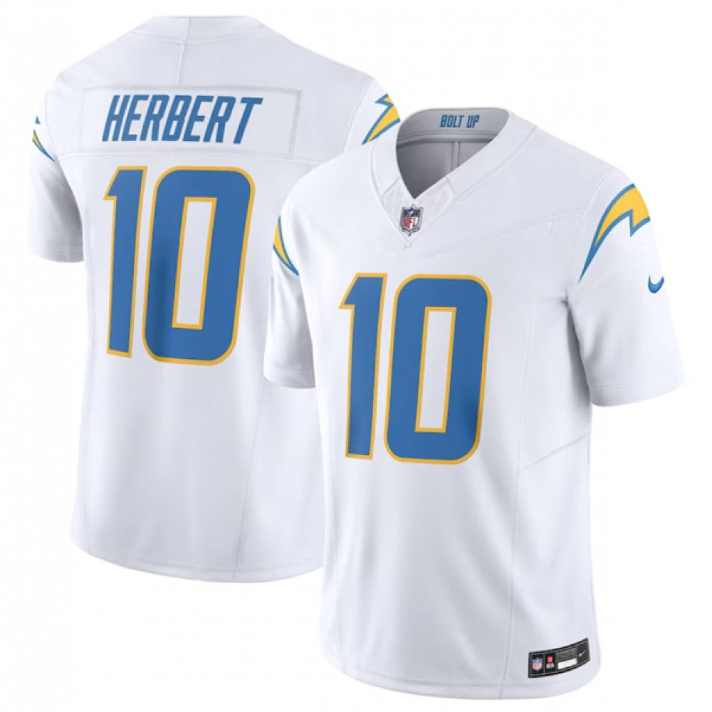Men's Los Angeles Chargers #10 Justin Herbert Nike F.U.S.E. Vapor Untouchable Limited Stitched Jersey