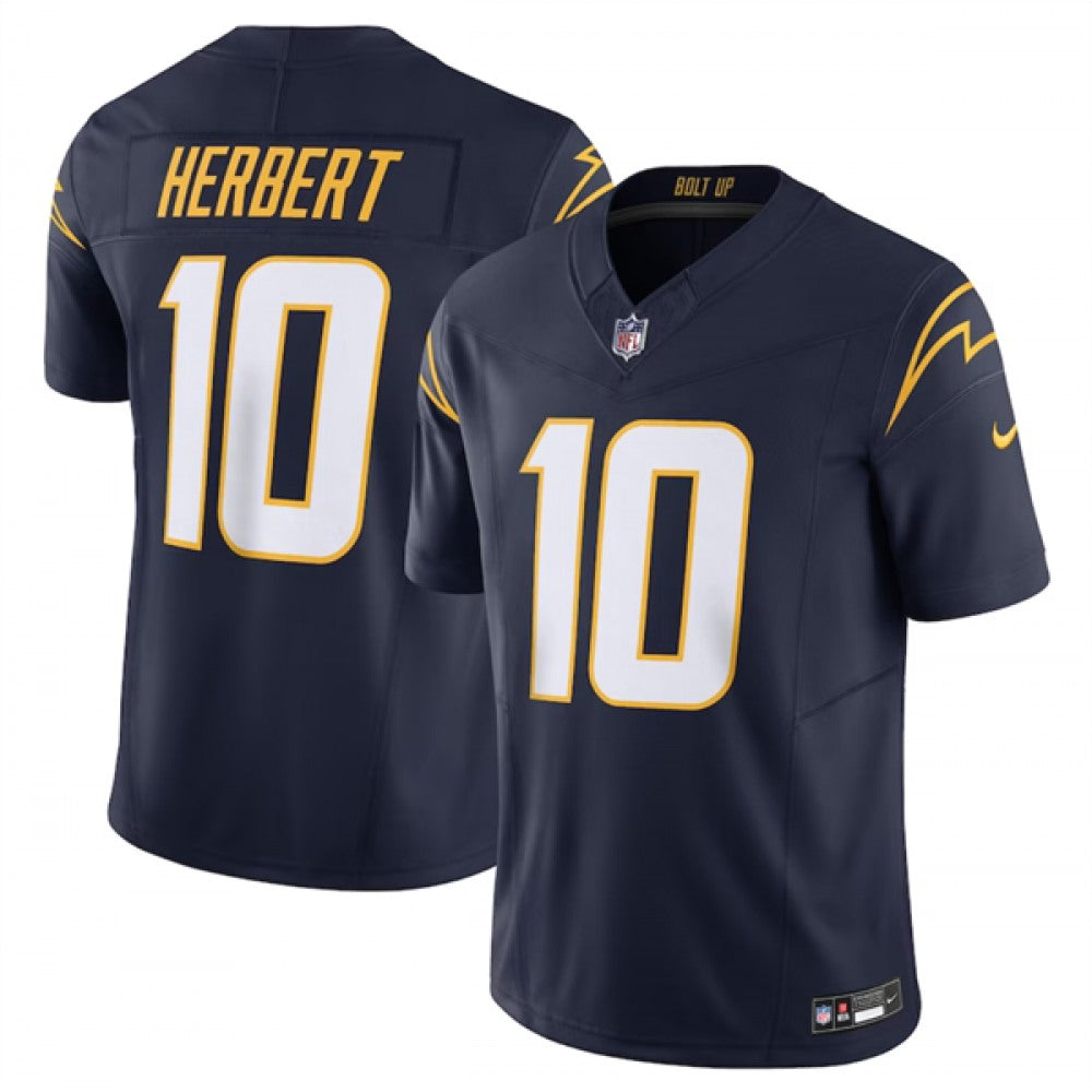 Men's Los Angeles Chargers #10 Justin Herbert Nike F.U.S.E. Vapor Untouchable Limited Stitched Jersey