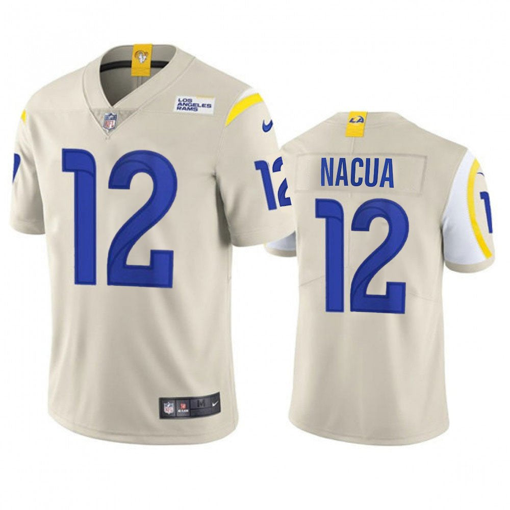 Men's Los Angeles Rams #12 Puka Nacua Nike Vapor F.U.S.E. Limited Player Jersey