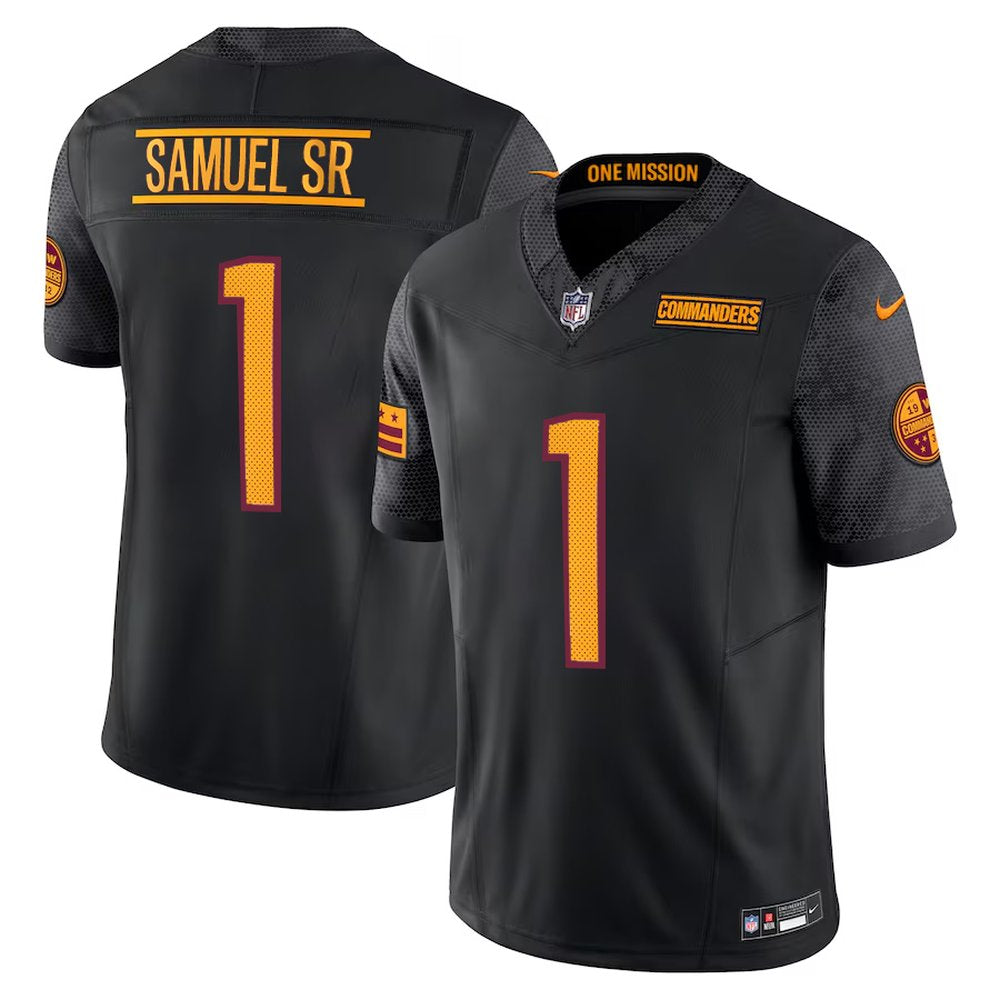 Men's Washington Commanders #1 Deebo Samuel Sr F.U.S.E. Vapor Limited Stitched Football Jersey