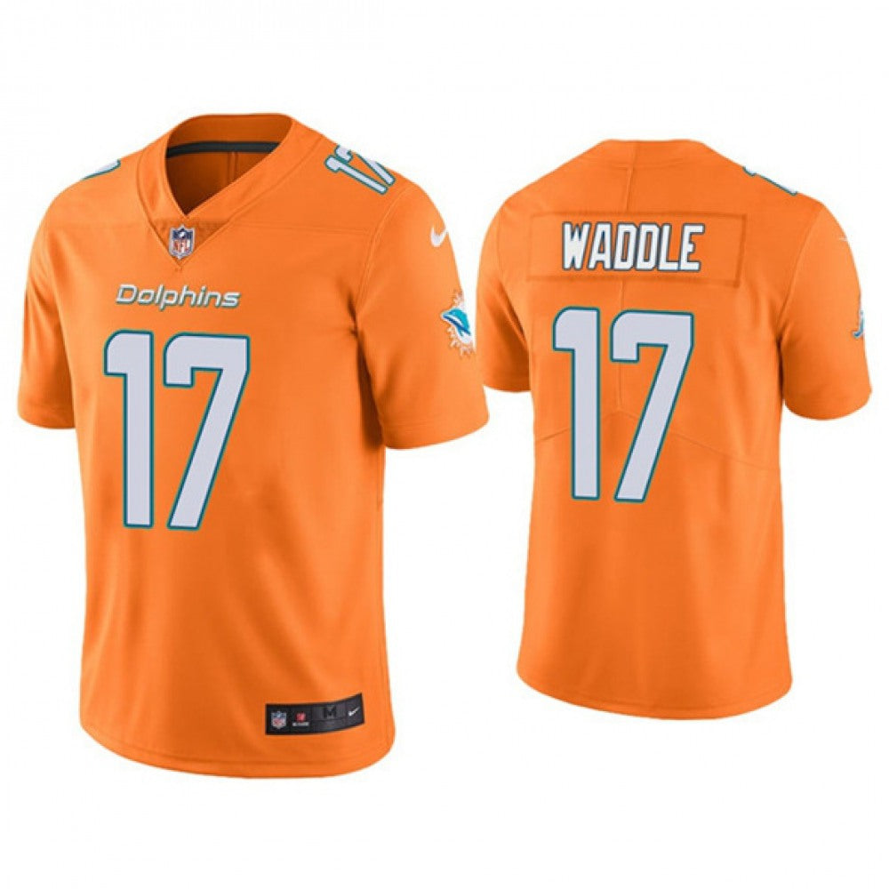 Men's Miami Dolphins #17 Jaylen Waddle F.U.S.E Vapor Limited Stitched Football Jersey