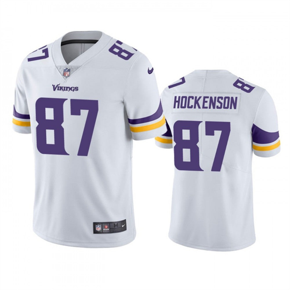 Men's Minnesota Vikings #87 T.J. Hockenson F.U.S.E. Vapor Untouchable Limited Stitched Jersey