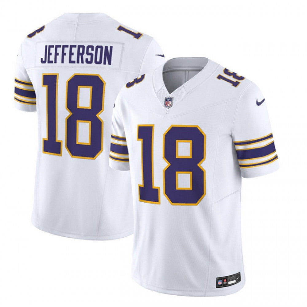 Men's Minnesota Vikings #18 Justin Jefferson F.U.S.E. Vapor Untouchable Limited Stitched Jersey
