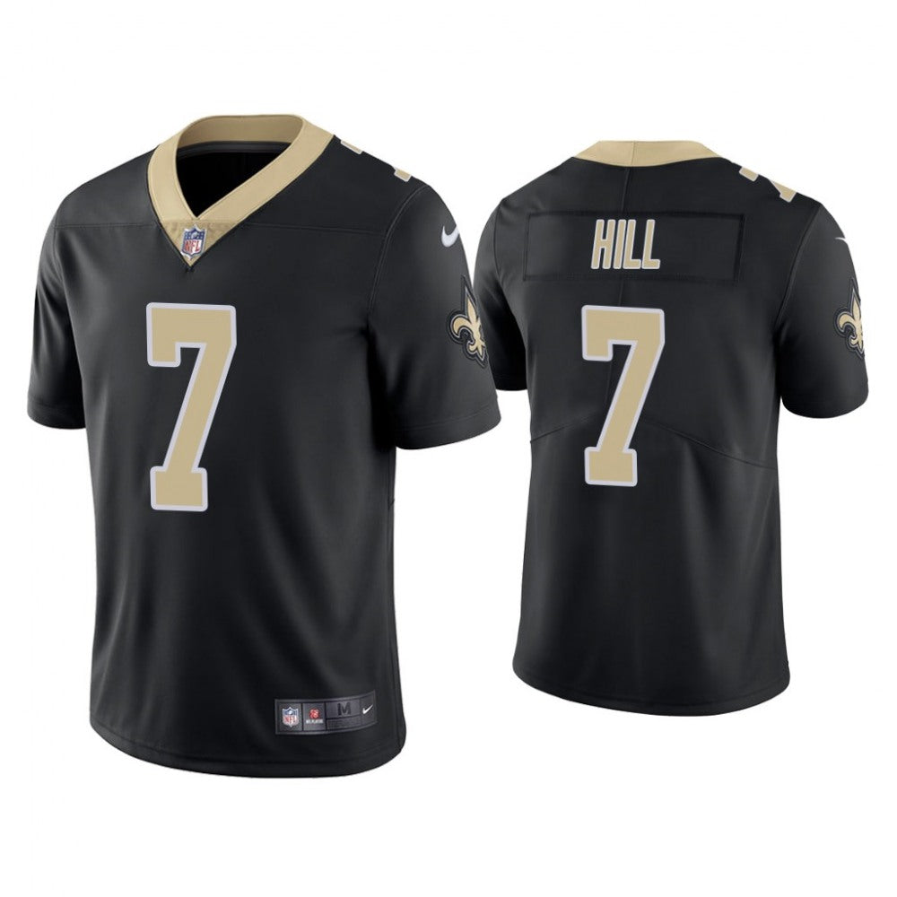 Men's New Orleans Saints #7 Taysom Hill uVapor Untouchable Limited Stitched Jersey