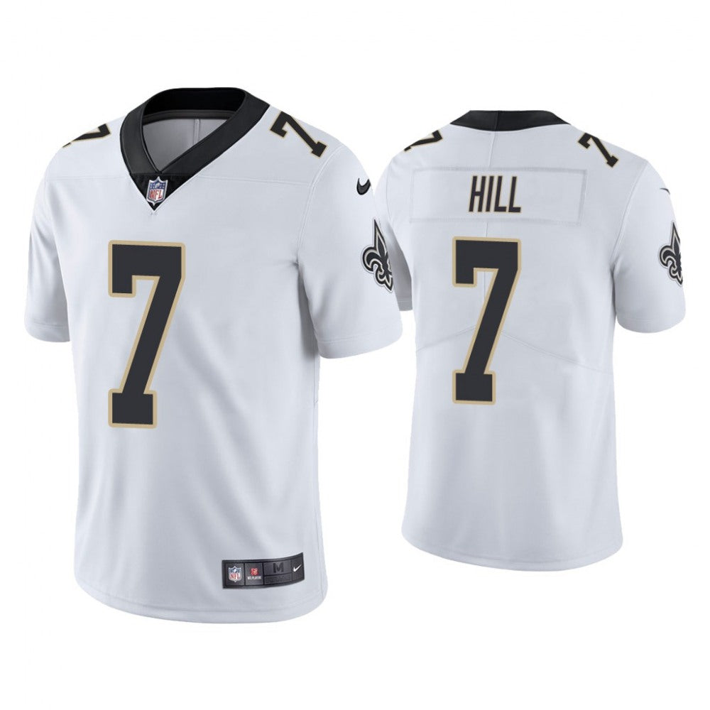 Men's New Orleans Saints #7 Taysom Hill uVapor Untouchable Limited Stitched Jersey