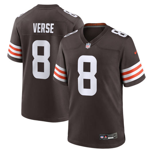 Men's Cleveland Browns Jared Verse Nike Brown Men's Nike Game Jersey