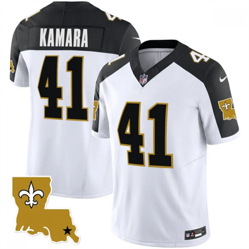 Men's New Orleans Saints #41 Alvin Kamara F.U.S.E. 1987 Legacy Vapor Stitched Jersey