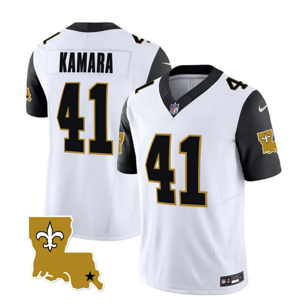 Men's New Orleans Saints #41 Alvin Kamara F.U.S.E. 1987 Legacy Vapor Stitched Jersey