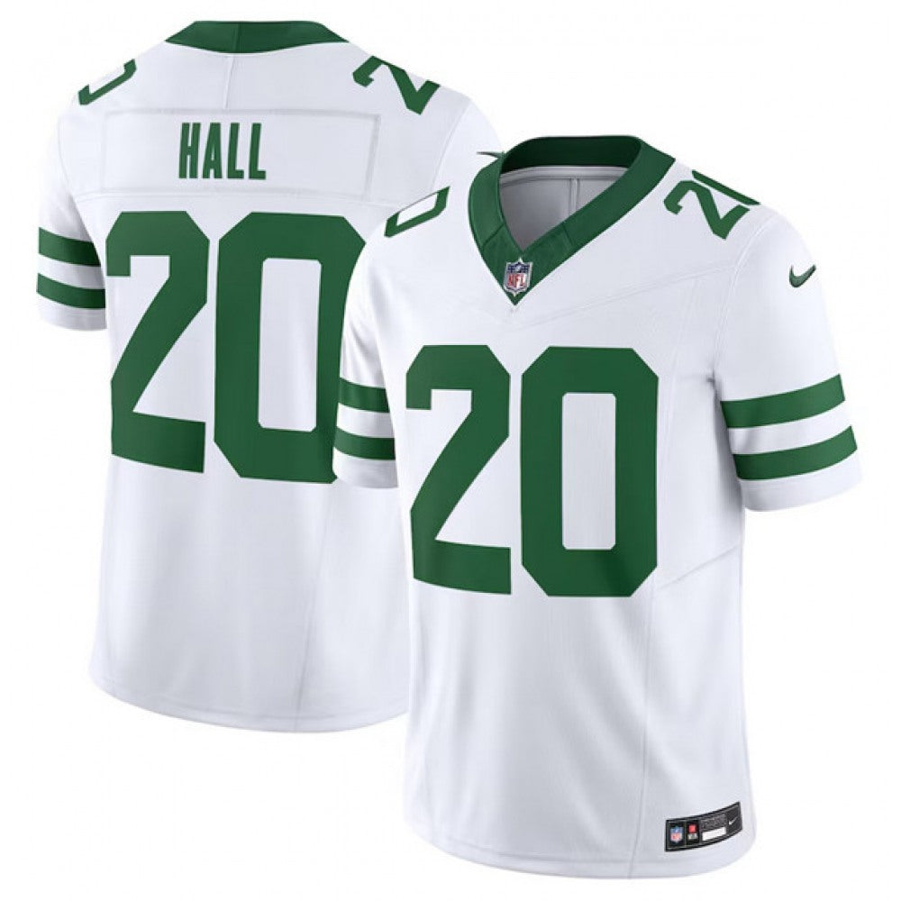 Men's New York Jets #20 Breece Hall F.U.S.E. Vapor Limited Throwback Stitched Football Jersey