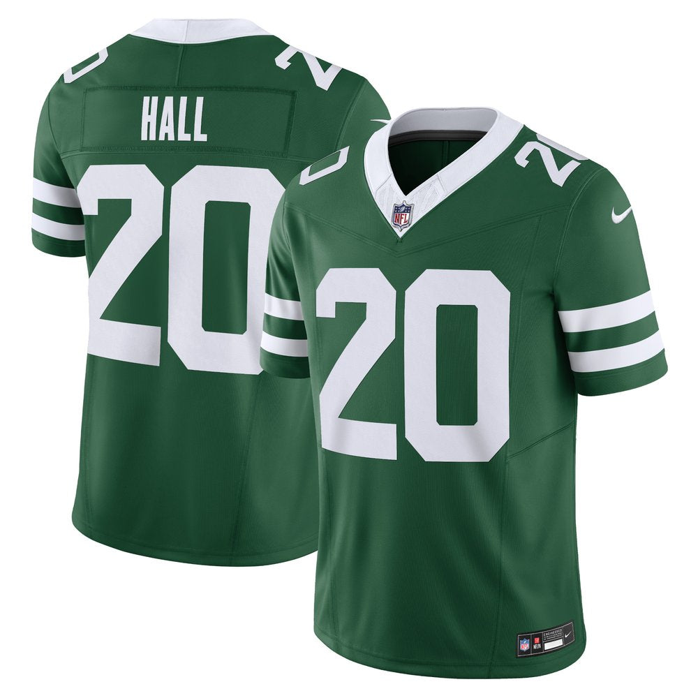 Men's New York Jets #20 Breece Hall F.U.S.E. Vapor Limited Throwback Stitched Football Jersey