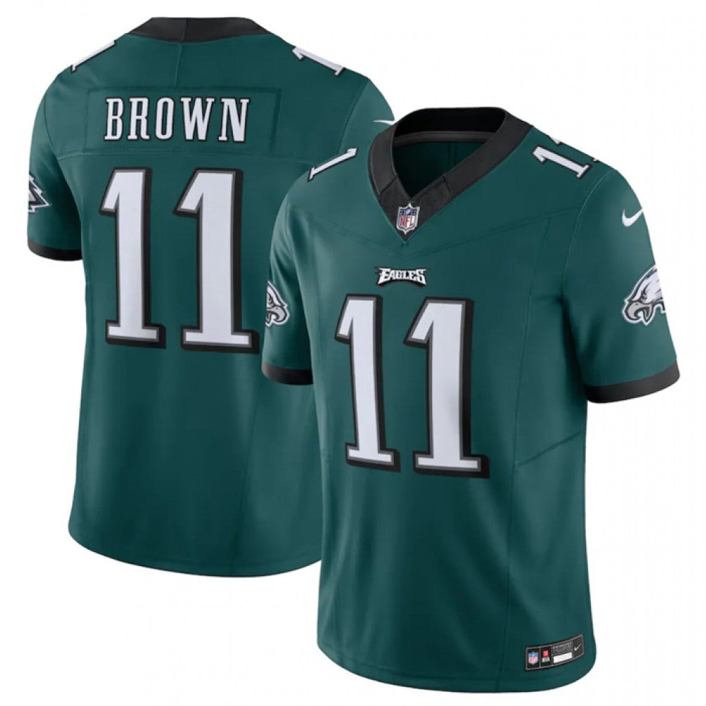Men's Philadelphia Eagles #11 A.J. Brown Nike F.U.S.E. Vapor Untouchable Limited Stitched Football Jersey