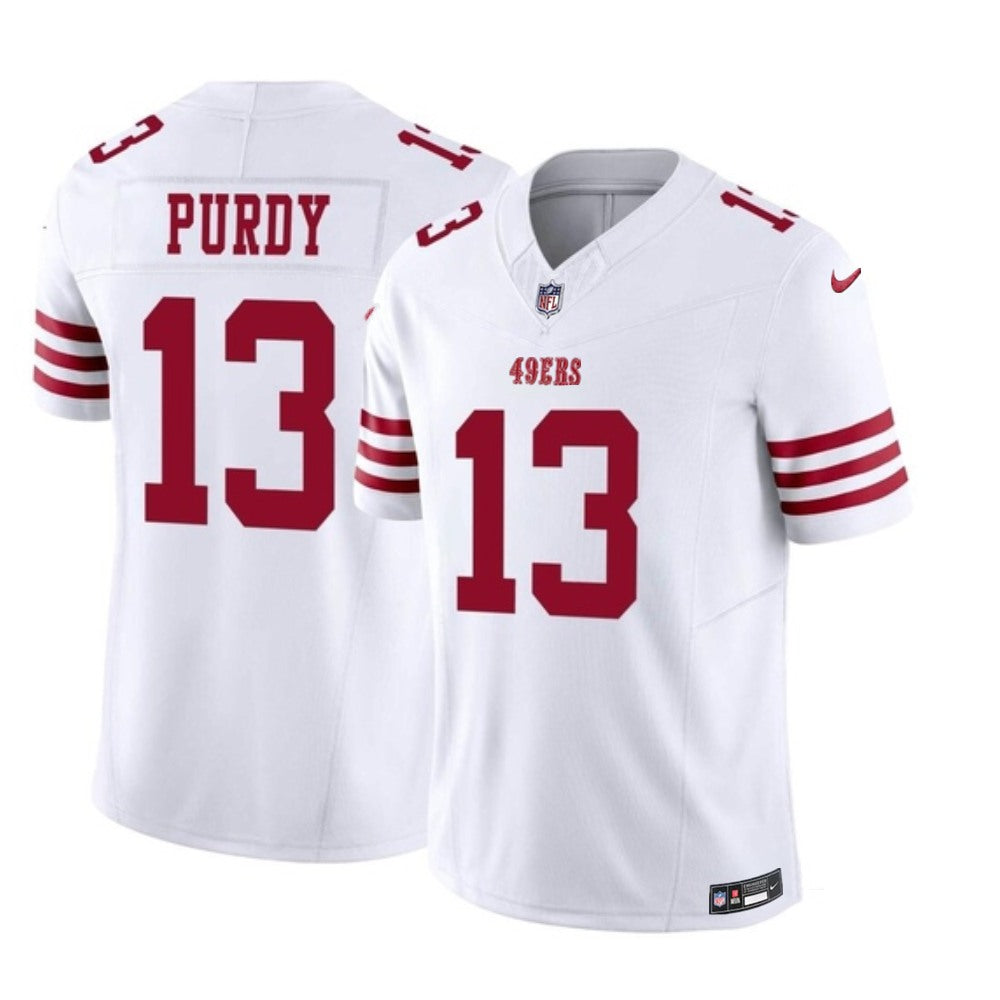 Men's San Francisco 49ers #13 Brock Purdy Nike F.U.S.E. Vapor Untouchable Limited Stitched Football Jersey