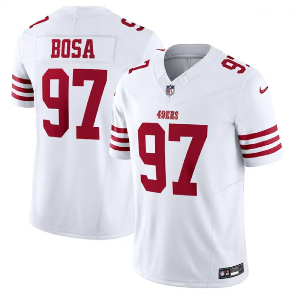 Men's San Francisco 49ers #97 Nick Bosa Nike F.U.S.E. Vapor Untouchable Limited Stitched Football Jersey