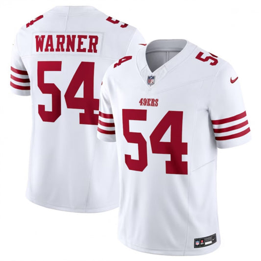 Men's San Francisco 49ers #54 Fred Warner Nike F.U.S.E. Vapor Untouchable Limited Stitched Football Jersey