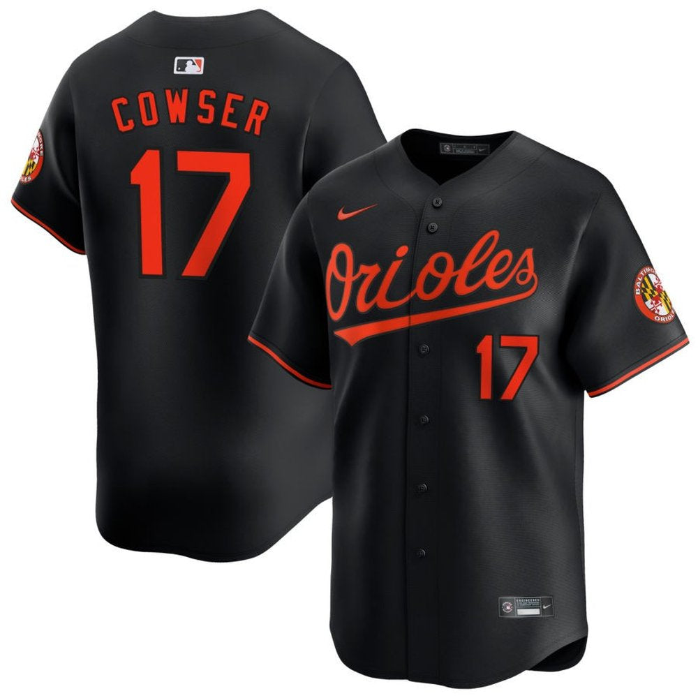 Men's Baltimore Orioles #17 Colton Cowser Limited Stitched Jersey