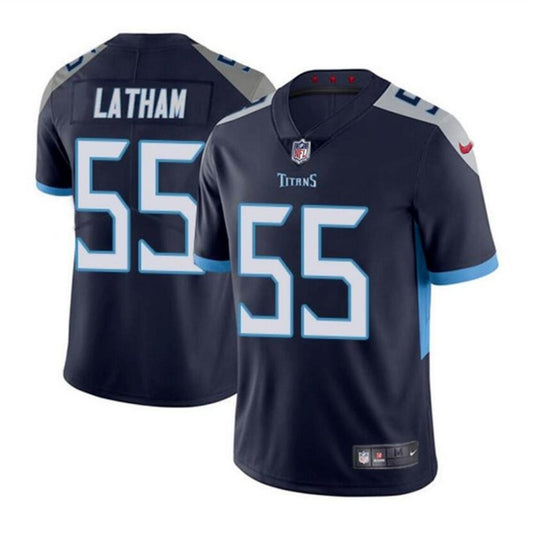 Men's Tennessee Titans #55 JC Latham Nike Vapor Limited Stitched Football Jersey