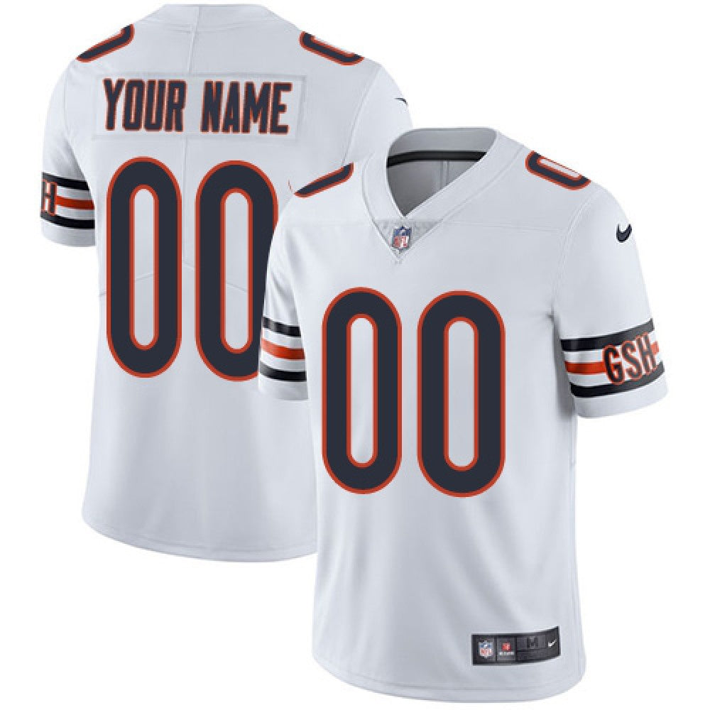 Men's Chicago Bears Active Player Custom Orange Nike F.U.S.E. Vapor Limited Stitched Football Jersey