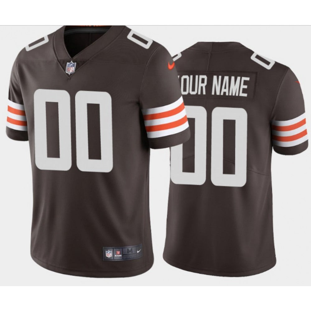 Men's Cleveland Browns Custom Vapor Untouchable NFL Stitched Limited Jersey