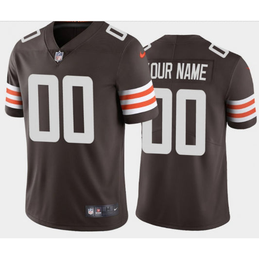 Men's Cleveland Browns Custom Vapor Untouchable NFL Stitched Limited Jersey