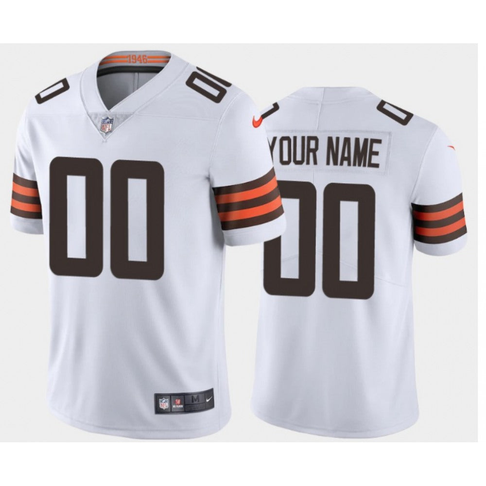 Men's Cleveland Browns Custom Vapor Untouchable NFL Stitched Limited Jersey