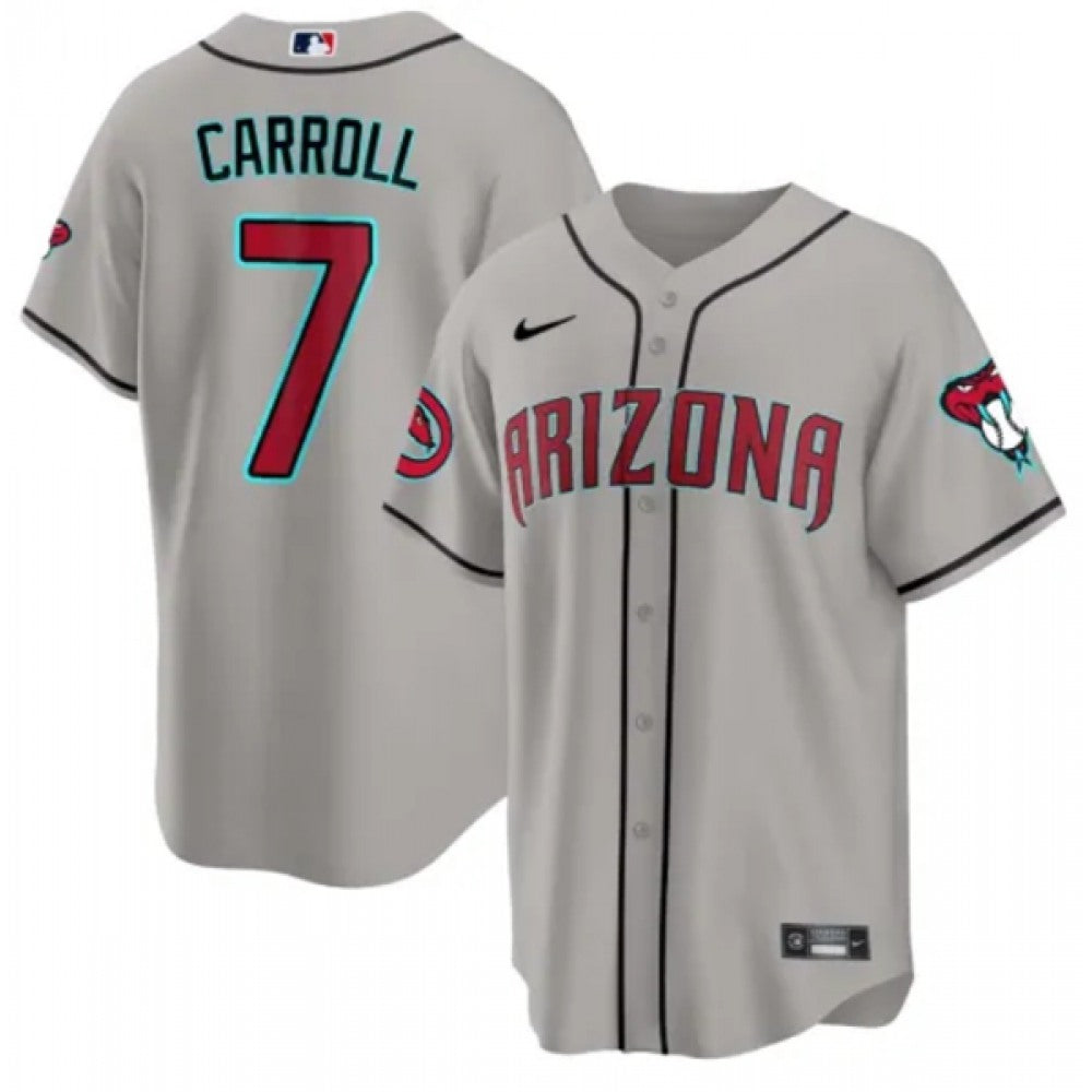 Men's Arizona Diamondbacks #7 Corbin Carroll Cool Base Stitched Limited Baseball Jersey