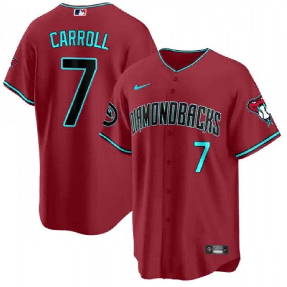 Men's Arizona Diamondbacks #7 Corbin Carroll Cool Base Stitched Limited Baseball Jersey