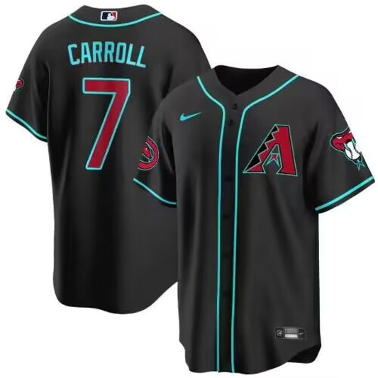 Men's Arizona Diamondbacks #7 Corbin Carroll Cool Base Stitched Limited Baseball Jersey