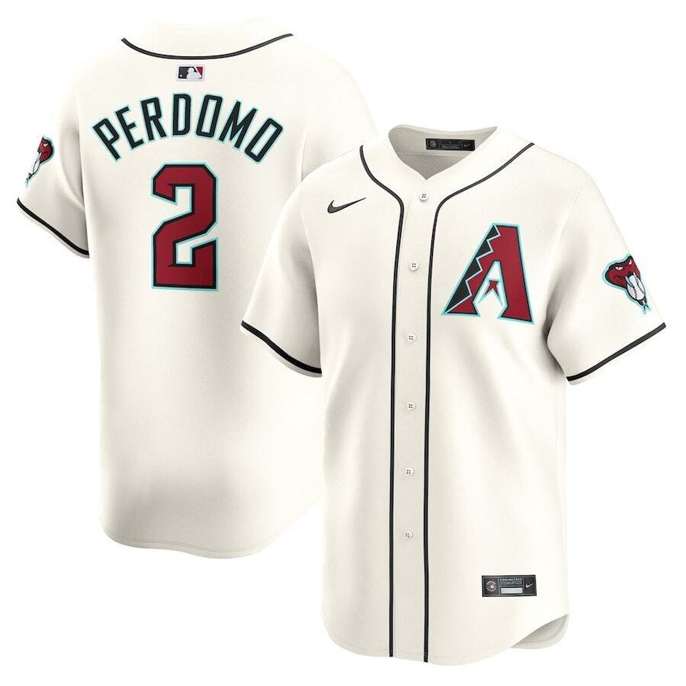 Men's Arizona Diamondbacks #2 Geraldo Perdomo Cool Base Stitched Baseball Jersey