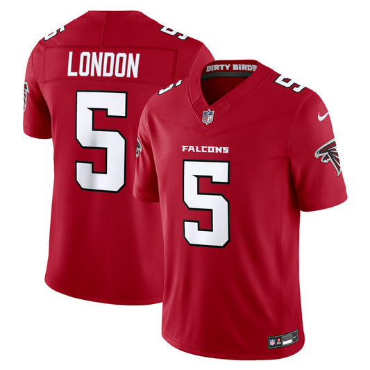 Men's Atlanta Falcons Drake London Nike Vapor F.U.S.E. Stitched Limited Jersey
