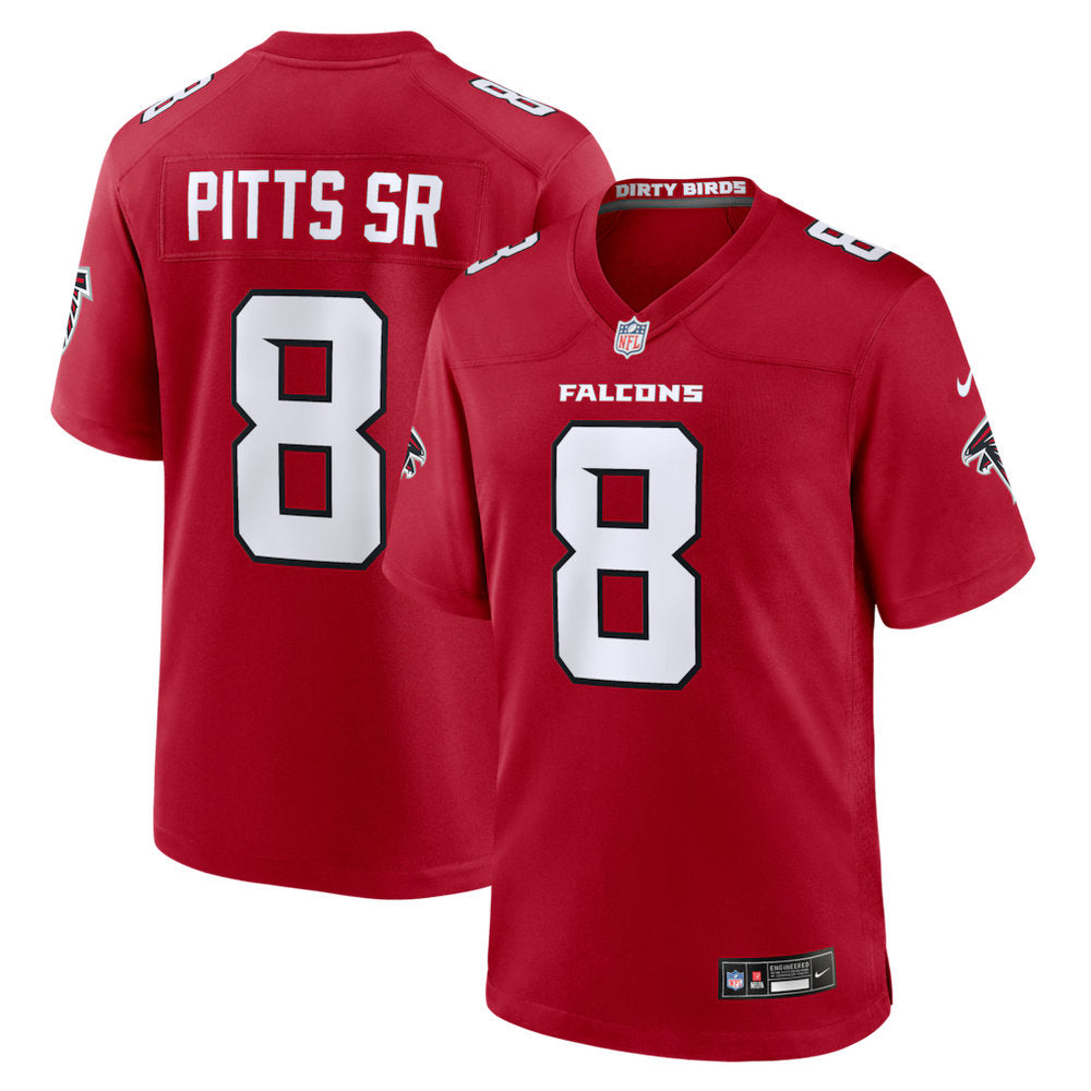 Men's Atlanta Falcons #8 Kyle Pitts Sr. Nike Game Jersey
