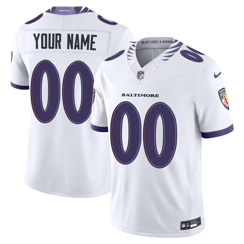 Men's Baltimore Ravens Nike Vapor F.U.S.E. Limited Custom Jersey