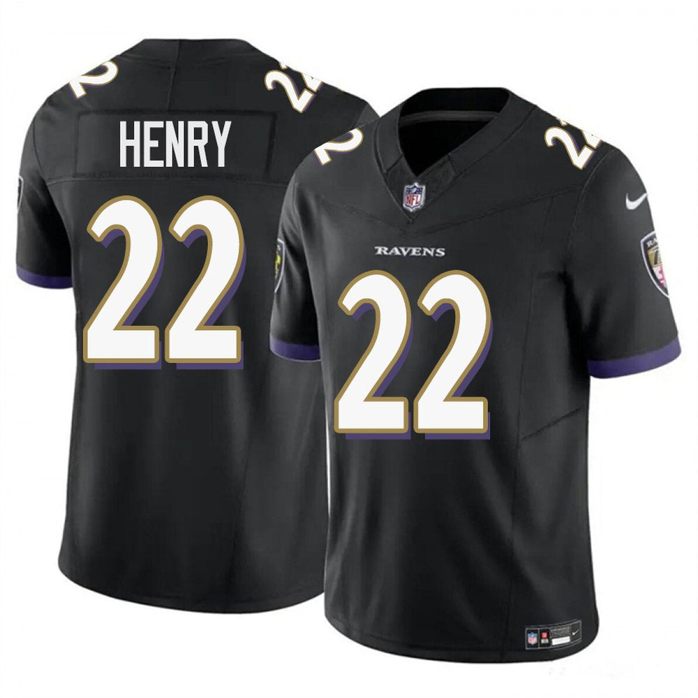 Men's Baltimore Ravens #22 Derrick Henry F.U.S.E Vapor Limited Jersey