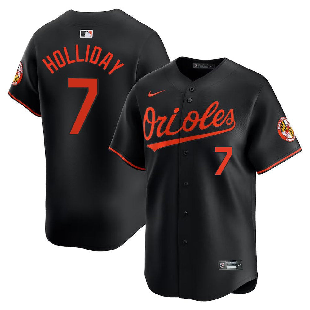 Nike Men's Baltimore Orioles #7 Jackson Holliday Limited Jersey