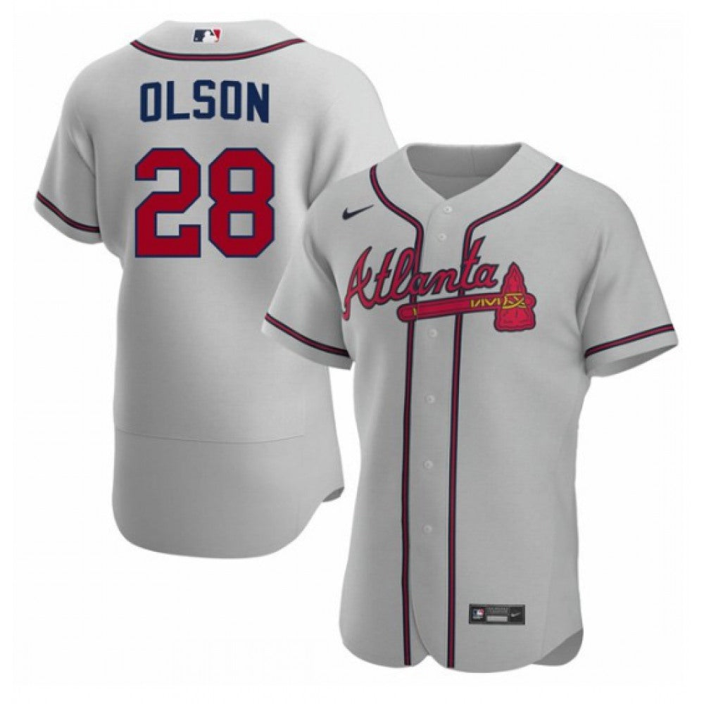 Nike Men's Atlanta Braves #28 Matt Olson Replica Jersey