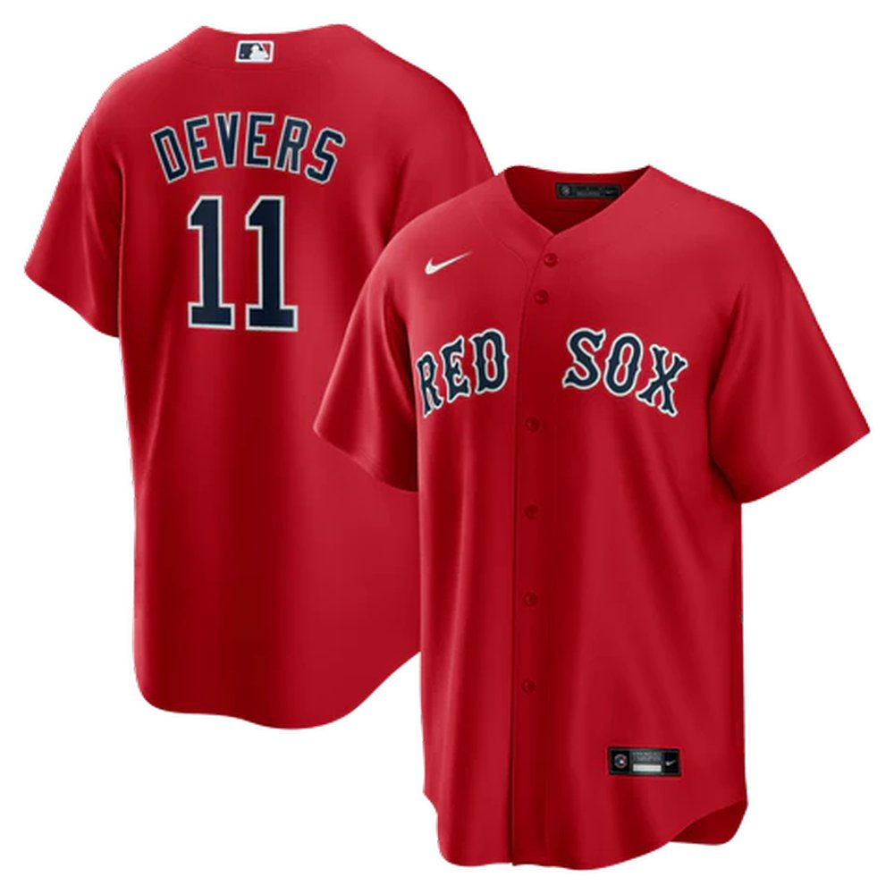 Nike Men's Boston Red Sox #11 Rafael Devers Replica Jersey