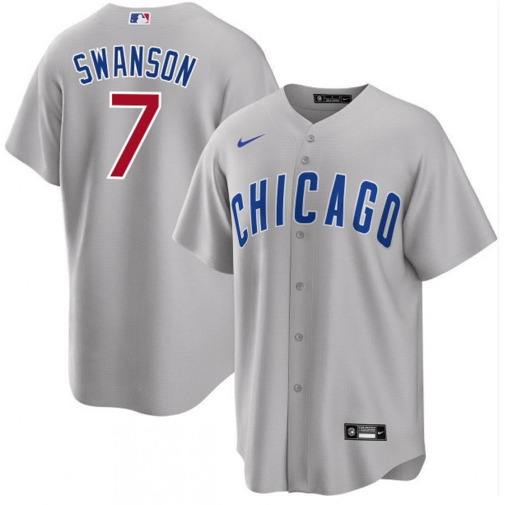 Nike Men's Chicago Cubs #7 Dansby Swanson Replica Jersey