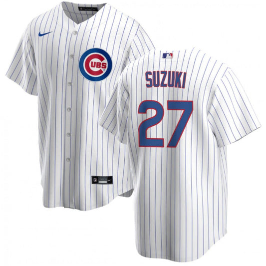 Nike Men's Chicago Cubs #27 Seiya Suzuki Replica Jersey