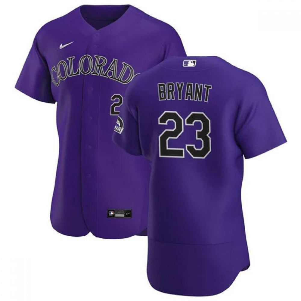 Nike Men's Colorado Rockies #23 Kris Bryant  Stitched Limited Jersey
