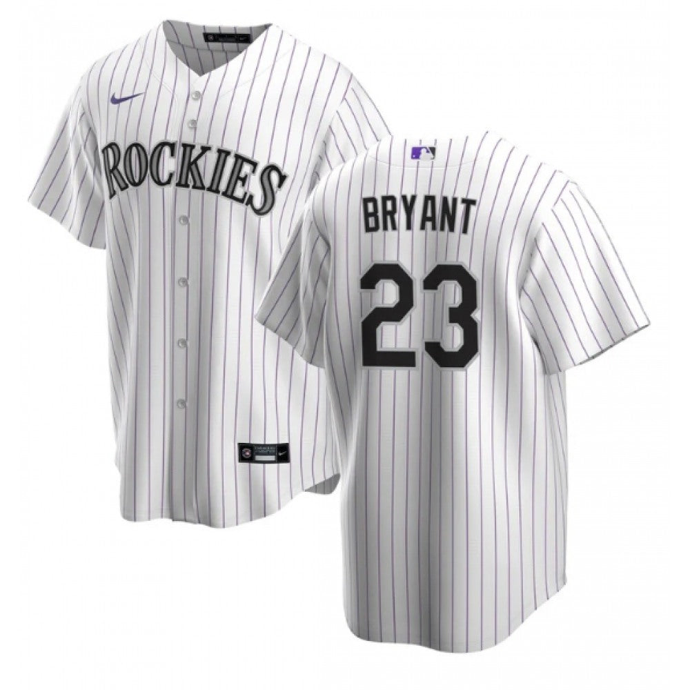 Nike Men's Colorado Rockies #23 Kris Bryant Stitched Replica Jersey