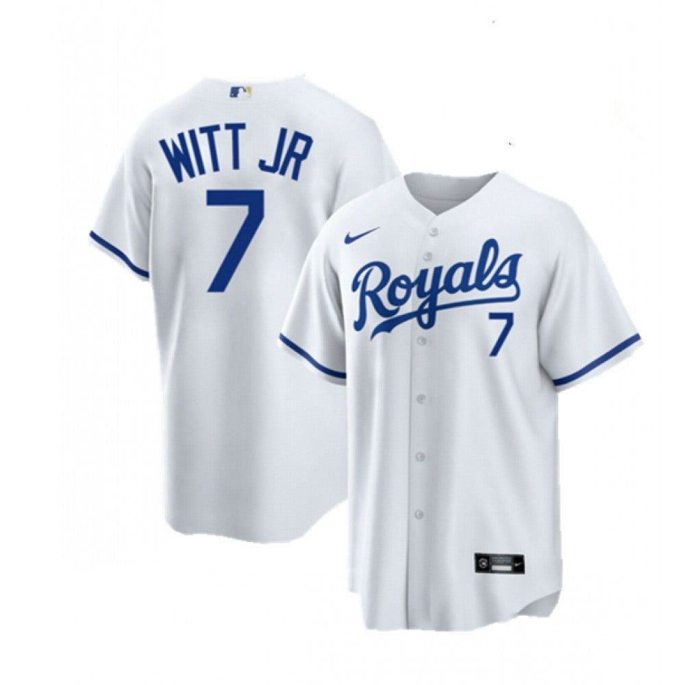 Nike Men's Kansas City Royals #7 Bobby Witt Jr.  Stitched Limited Jersey