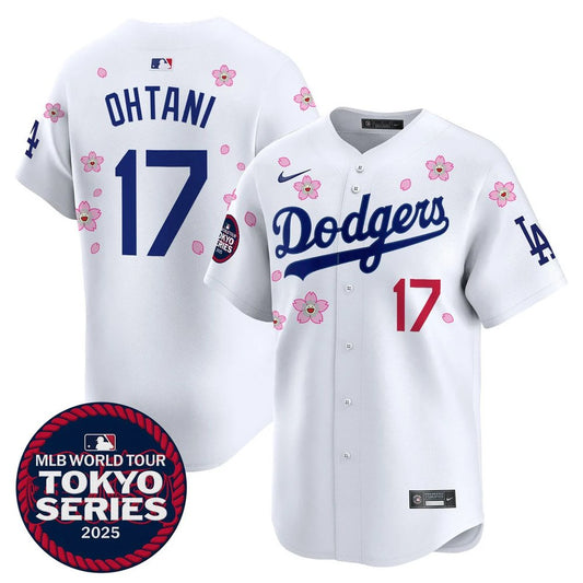 Nike Men's Los Angeles Dodgers #17 Shohei Ohtani Tokyo 2025 Stitched Jersey