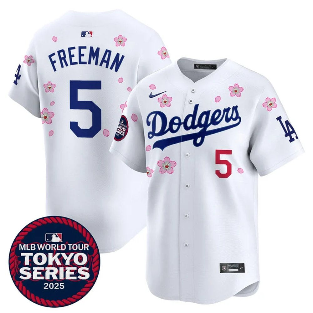 Nike Men's Los Angeles Dodgers #5 Freddie Freeman Tokyo 2025 Stitched Jersey