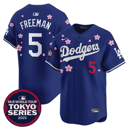 Nike Men's Los Angeles Dodgers #5 Freddie Freeman Tokyo 2025 Stitched Jersey