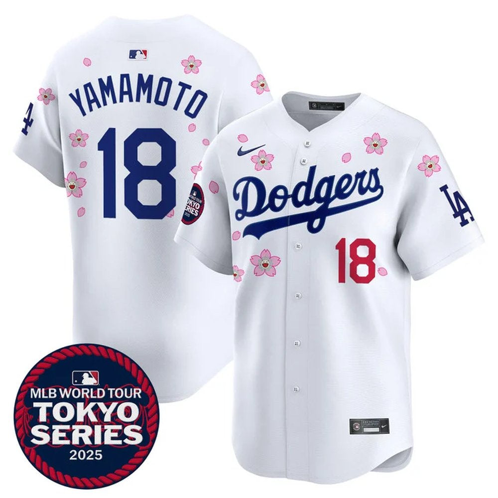 Nike  Men's Los Angeles Dodgers #18 Yoshinobu Yamamoto Tokyo 2025 Stitched Baseball JerseyR