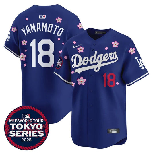 Nike  Men's Los Angeles Dodgers #18 Yoshinobu Yamamoto Tokyo 2025 Stitched Baseball JerseyR