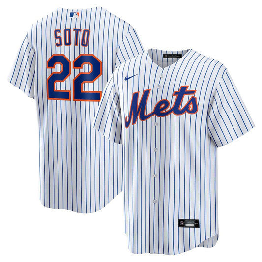Nike Men's New York Mets #22 Juan Soto Stitched Replica Jersey
