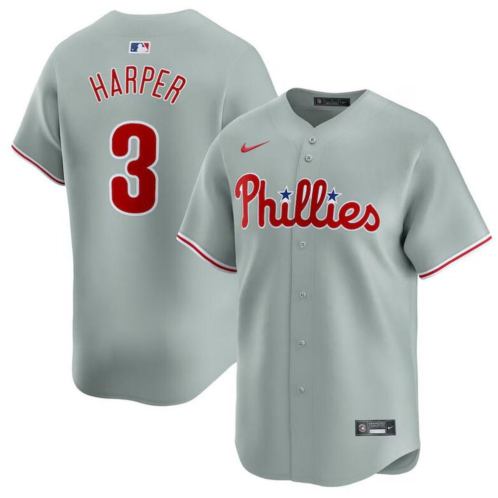 Nike Men's Philadelphia Phillies #3 Bryce Harper Stitched Jersey