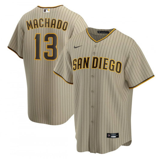 Nike Men's San Diego Padres #13 Manny Machado Stitched Jersey