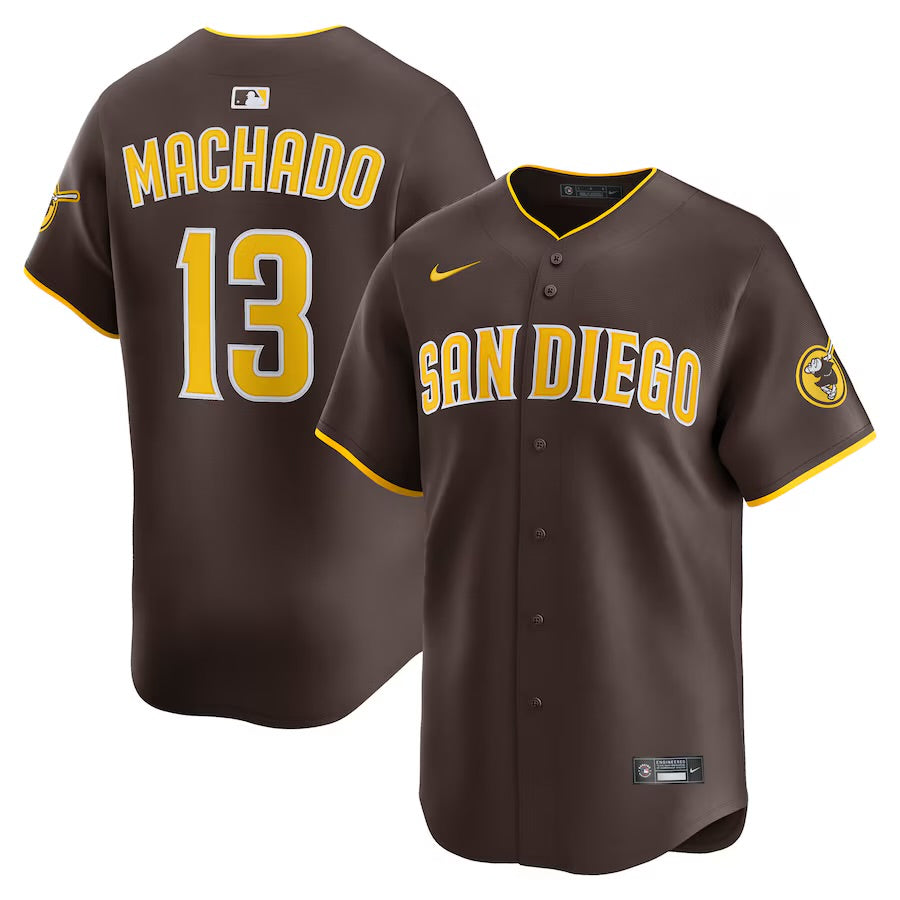 Nike Men's San Diego Padres #13 Manny Machado Stitched Jersey